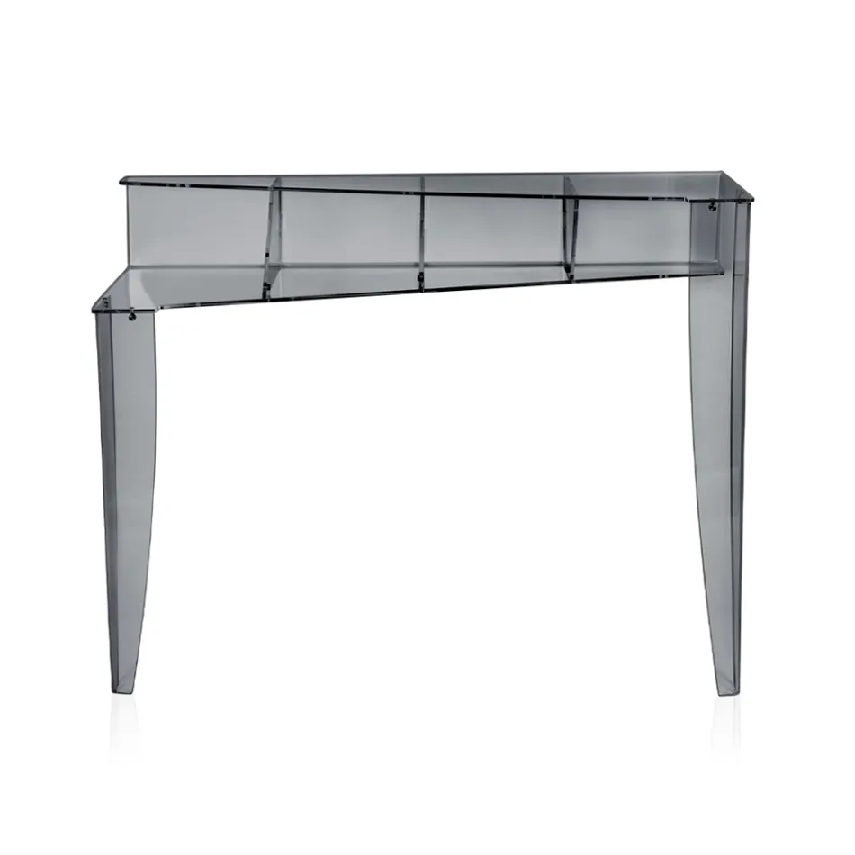 Consolle Fissa con 4 Vani Porta Oggetti in PMMA Made in Italy - Aladdin Viadurini