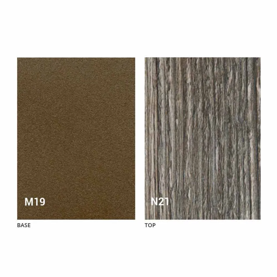 Consolle in Legno e Metallo Allungabile Fino 295 cm Made in Italy - Timedio Viadurini