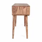 Consolle in Legno Sheesham a Due Cassetti Design di Lusso Homemotion - Fregene Viadurini
