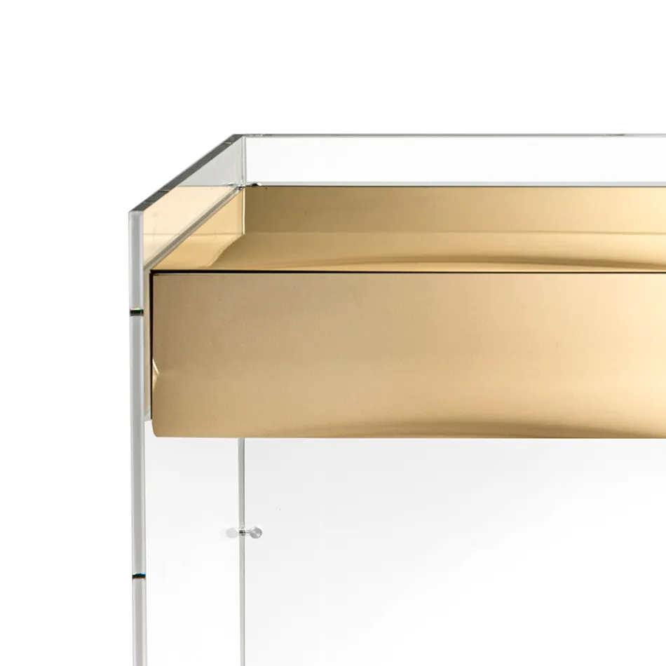 Consolle in Tre Finiture Realizzata in Plexiglass Made in Italy - Fedra Viadurini