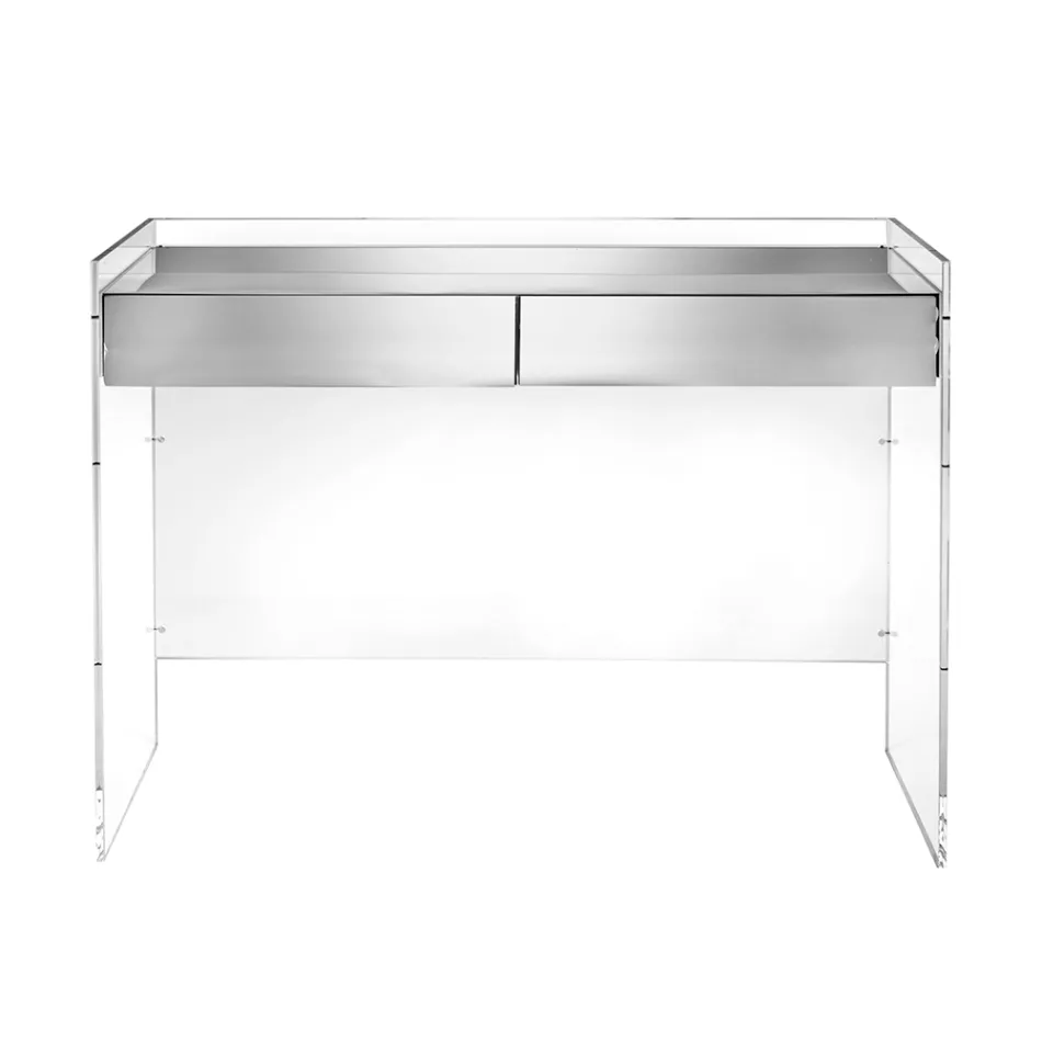 Consolle in Tre Finiture Realizzata in Plexiglass Made in Italy - Fedra Viadurini