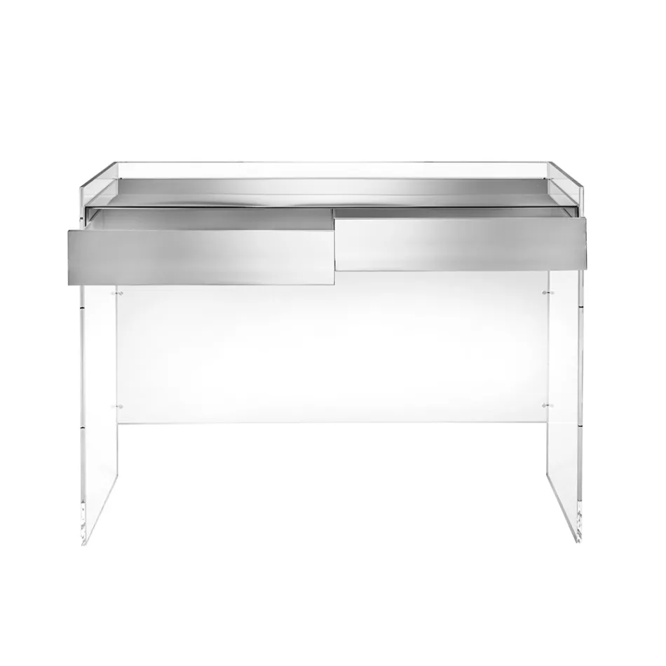 Consolle in Tre Finiture Realizzata in Plexiglass Made in Italy - Fedra Viadurini