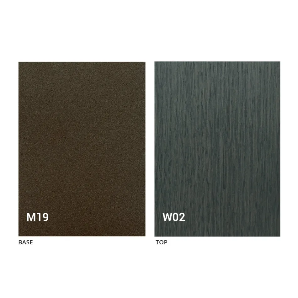 Consolle Moderna Allungabile in Legno Rovere e Metallo Made in Italy - Nappo Viadurini