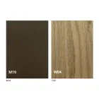 Consolle Moderna Allungabile in Legno Rovere e Metallo Made in Italy - Nappo Viadurini