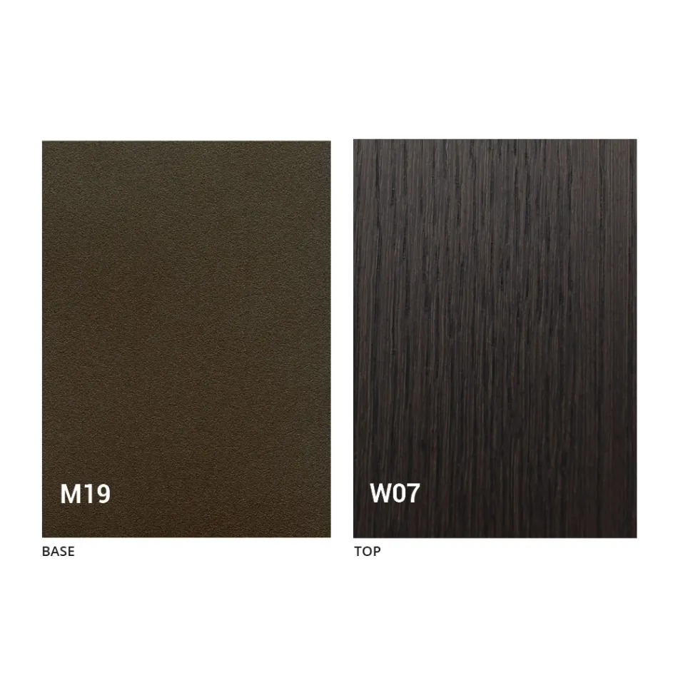 Consolle Moderna Allungabile in Legno Rovere e Metallo Made in Italy - Nappo Viadurini