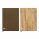 Consolle Moderna Allungabile in Legno Rovere e Metallo Made in Italy - Nappo Viadurini