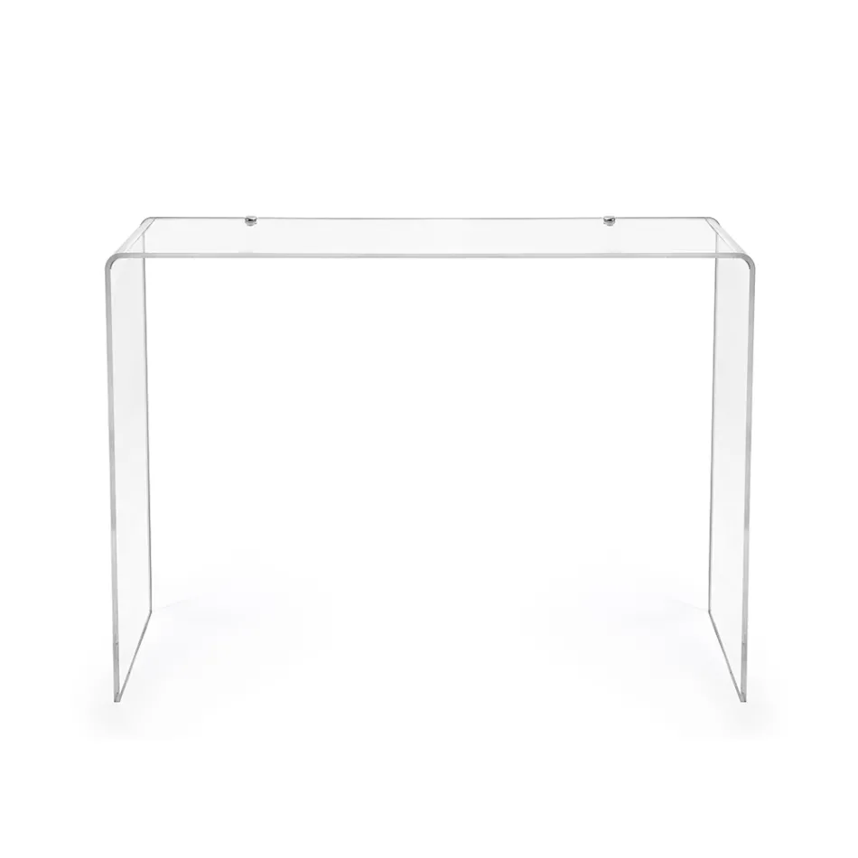 Consolle Moderna in Plexiglass Trasparente o Multicolor Made in Italy - Emy Viadurini