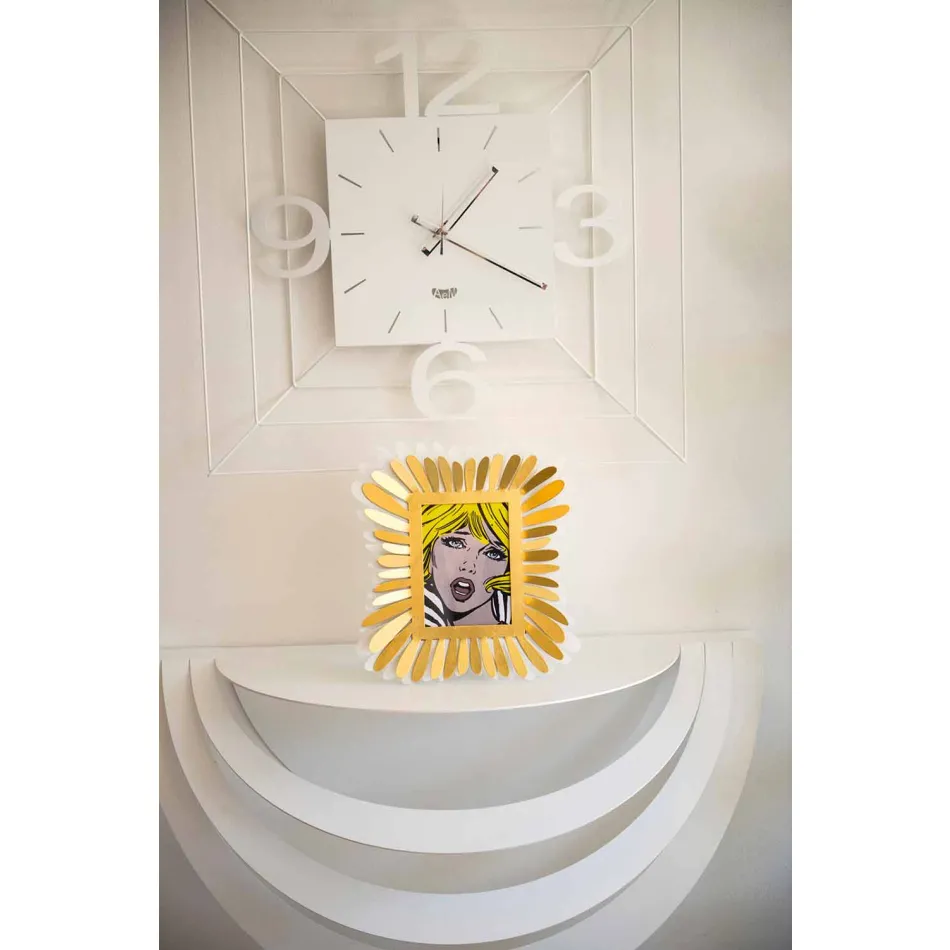 Consolle Sospesa in Ferro da Salotto di Design Moderno Made in Italy – Olfeo Viadurini