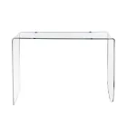 Consolle Trasparente in Plexiglass dal Design Moderno Made in Italy - Alarico Viadurini