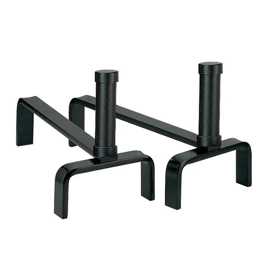 Coppia di Alari per il Camino in Metallo Altezza 22 cm Made in Italy - Tucano Viadurini