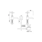 Coppia di Rubinetti per Lavabo Vintage in Ottone Made in Italy – Katerina Viadurini