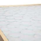 Coppia di Tavolini Portatelefono Quadrati in Ferro Dorato e Piano in Vetro - Pope Viadurini