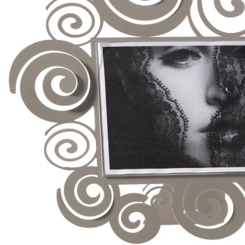 Cornice Portafoto da Tavolo 21x15 cm Design in Ferro 3 Finiture - Alibreo