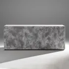 Credenza a 3 Ante e 3 Ripiani Interni IN Legno e MDF - Pesci Viadurini