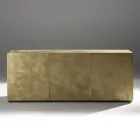 Credenza a 3 Ante e 3 Ripiani Interni IN Legno e MDF - Pesci Viadurini