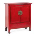 Credenza Bassa a 2 Ante Vintage in Legno di Olmo Rosso Homemotion - Konan