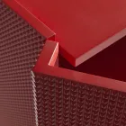 Credenza da Soggiorno con 2 Ante in Finitura Diamante Made in Italy - Sagittario Viadurini