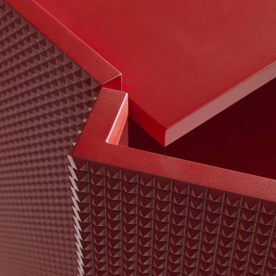 Credenza da Soggiorno con 2 Ante in Finitura Diamante Made in Italy - Sagittario Viadurini