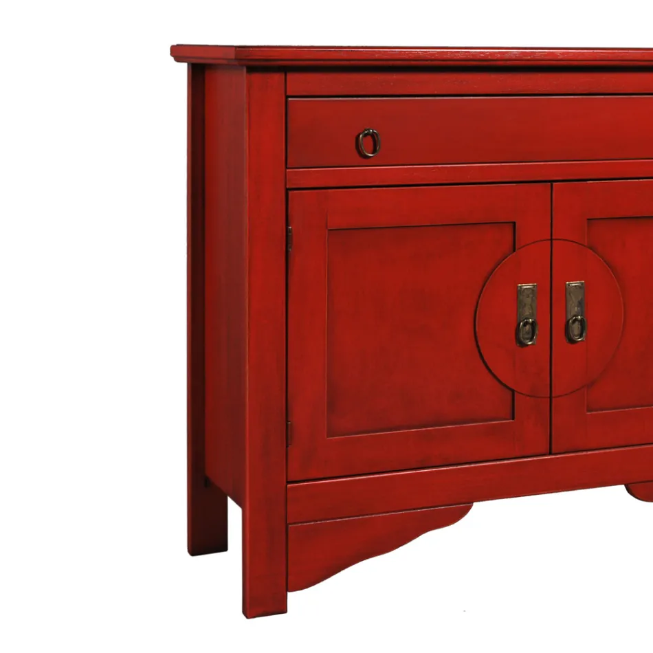 Credenza in Legno di Diverse Finiture Made in Italy - Ashvin Viadurini