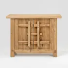 Credenza in Legno di Pino Naturale Invecchiato con 2 o 4 Ante - Aituno Viadurini