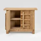 Credenza in Legno di Pino Naturale Invecchiato con 2 o 4 Ante - Aituno Viadurini