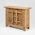 Credenza in Legno di Pino Naturale Invecchiato con 2 o 4 Ante - Aituno