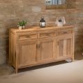 Credenza in Teak Massello con 3 Ante e 3 Cassetti - Sumo