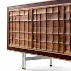 Credenza moderna di design con 3 ante in legno massello Anna Viadurini