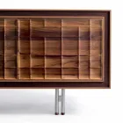 Credenza moderna di design con 3 ante in legno massello Anna Viadurini