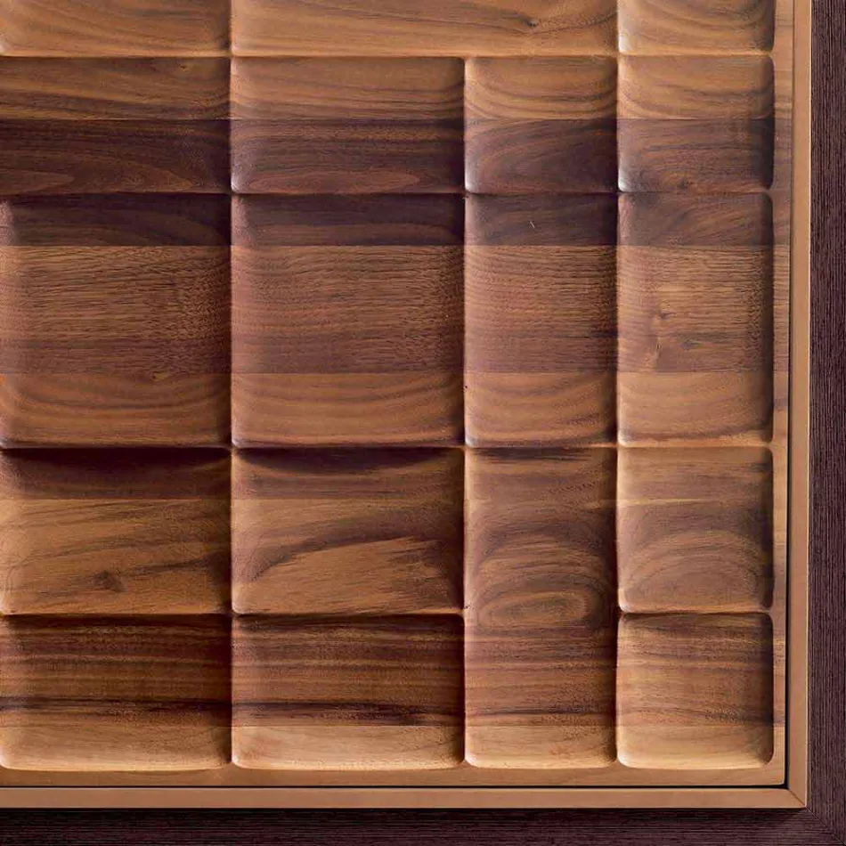 Credenza moderna di design con 3 ante in legno massello Anna Viadurini