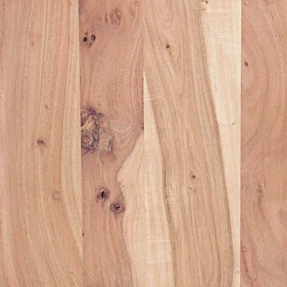 Credenza Moderna in Legno di Acacia con 2 Ante e 3 Cassetti Homemotion - Lauro Viadurini