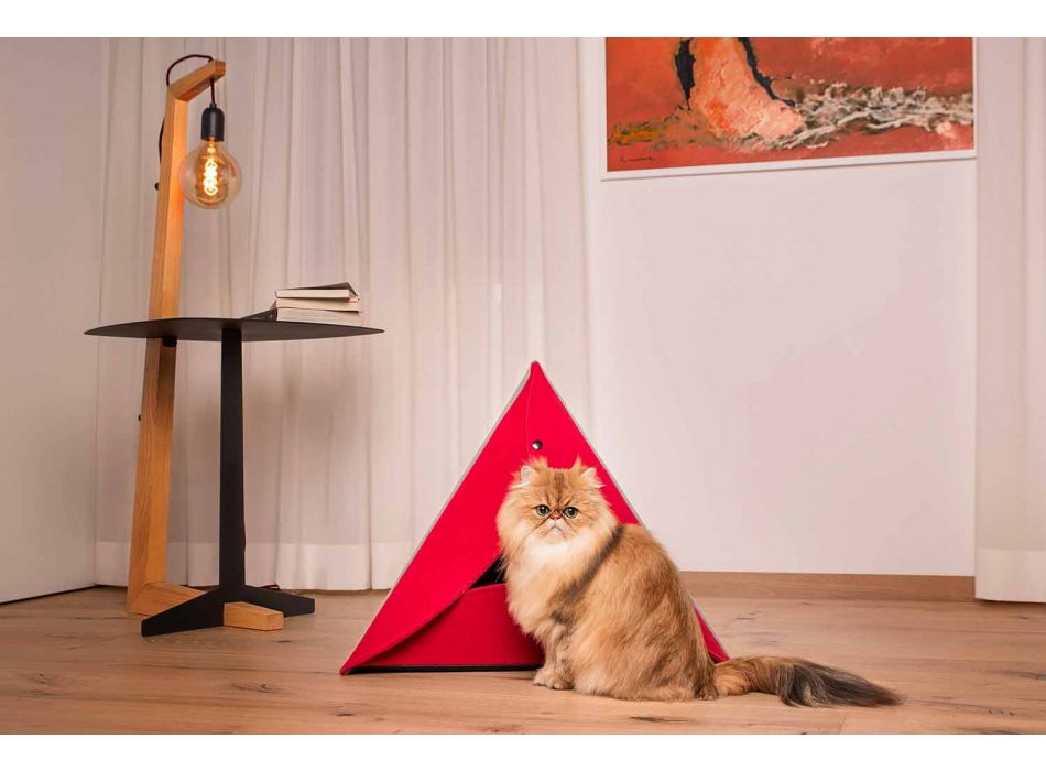 Cuccia per Cani e Gatti da Interno Sfoderabile Made in Italy - Piramide