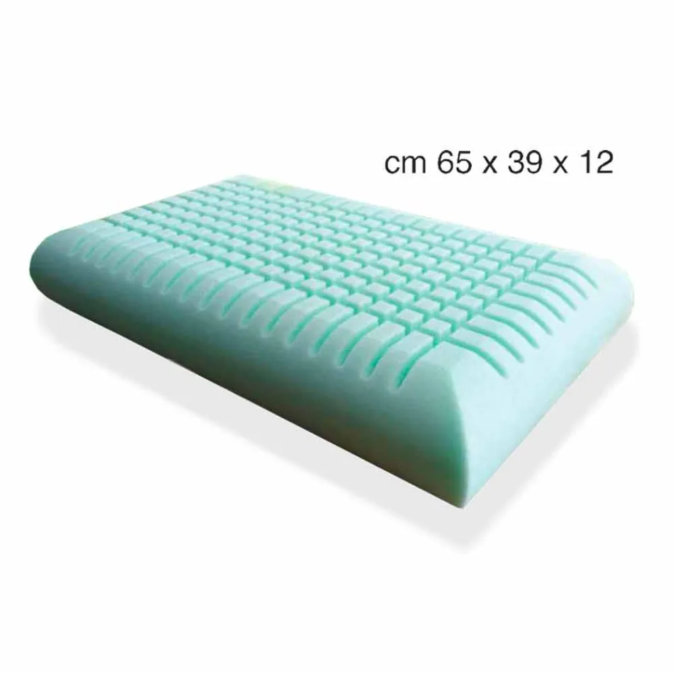 Cuscino Ergonomico in Memory Foam Alto 12 cm Prodotto in Italia – Cool Viadurini