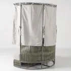 Daybed da Giardino in Teak, Alluminio, Corda ROPE+ e Cuscini - Arcangelo Viadurini