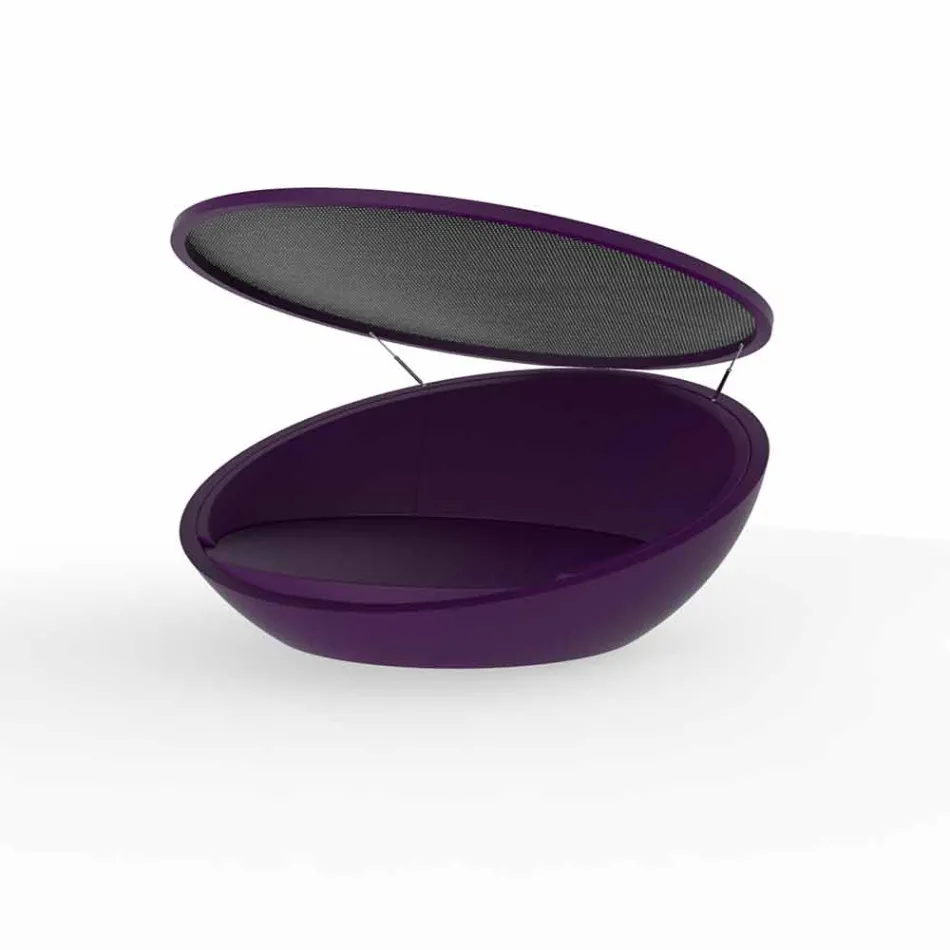 Daybed design moderno Ulm by Vondom, in resina di polietilene Viadurini