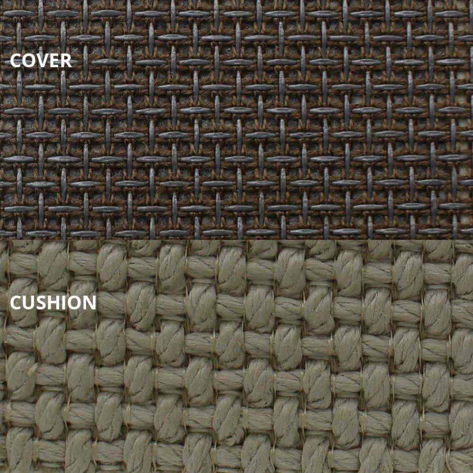 Daybed Esterno in Alluminio e Tessuto Design di Lusso - Frame Vineyard by Vondom Viadurini