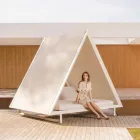 Daybed Esterno in Alluminio e Tessuto Design di Lusso - Frame Vineyard by Vondom Viadurini