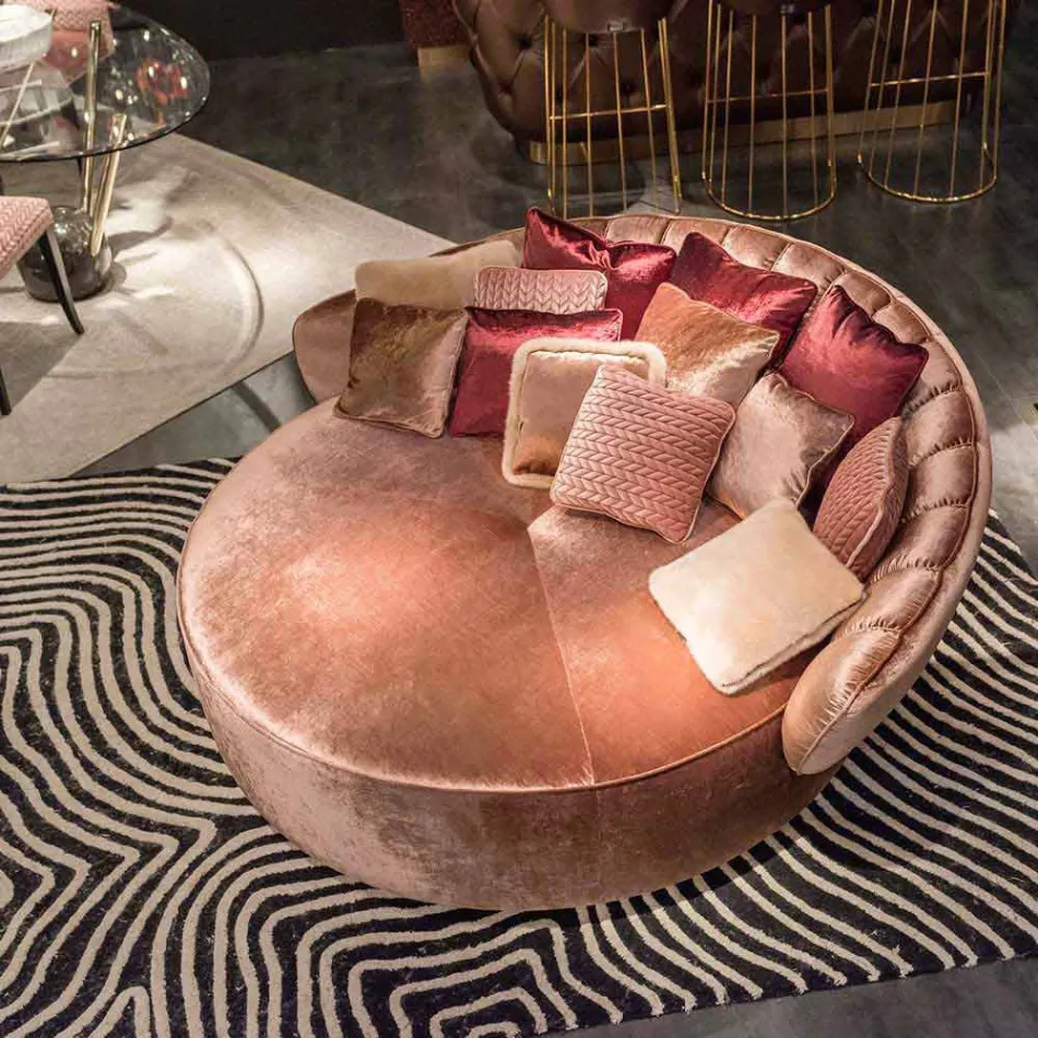 Daybed in tessuto 100% Made in Italy Belle 2 Viadurini