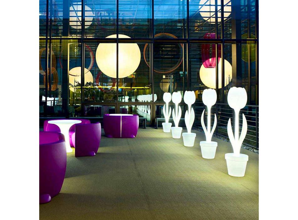 Decorazione d'Arredo Luminosa per Interni di Design Moderno - Tulip by Myyour Viadurini