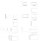 Divano da Esterno Componibile in Tessuto Idrorepellente Made in Italy - Bahias Viadurini