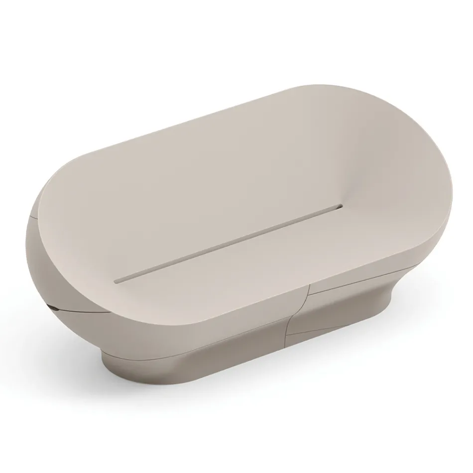 Divano da Esterno in Polietilene Disponibile in Diversi Colori - Salvietta Viadurini