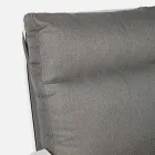 Divano da Esterno in Tessuto e Alluminio con Schienale Reclinabile - Nathy Viadurini