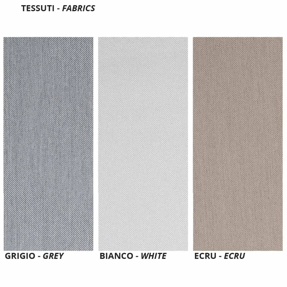 Divano da Giardino 3 Posti Cuscini Inclusi in Acciaio Made in Italy – Brienne Viadurini