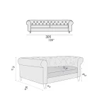 Divano da Interno Disponibile in Diverse Misure Made in Italy - Vivace Viadurini