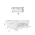 Divano da Interno Disponibile in Diverse Misure Made in Italy - Vivace Viadurini