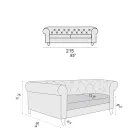 Divano da Interno Disponibile in Diverse Misure Made in Italy - Vivace Viadurini