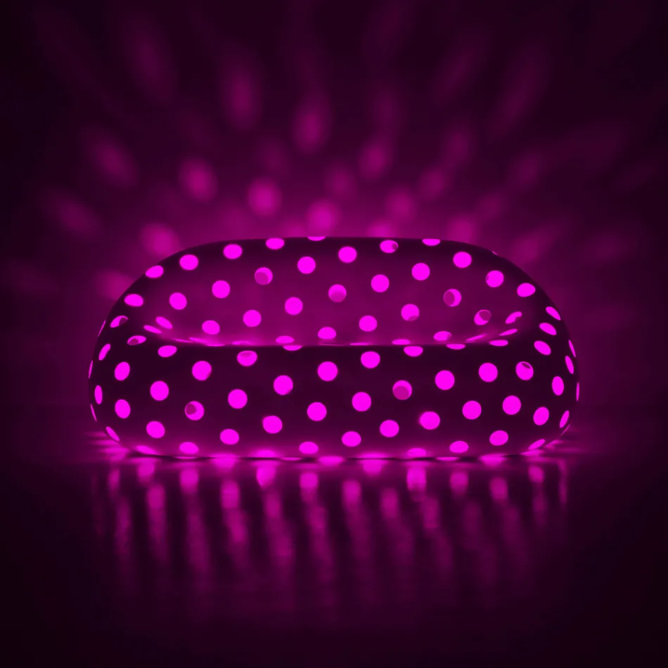 Divano Luminoso da Esterno in Polietilene con LED Made in Italy - Asso Viadurini