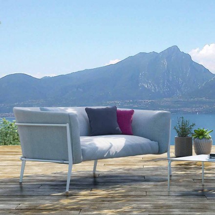 Divano Moderno da Esterno o Interno Sfoderabile Design Made in Italy - Carminio Viadurini