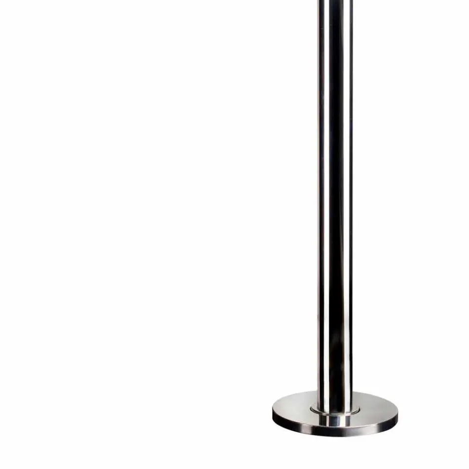 Doccia Esterna in Acciaio con Miscelatore e Soffione Tondo Made in Itay  - Yuki Viadurini