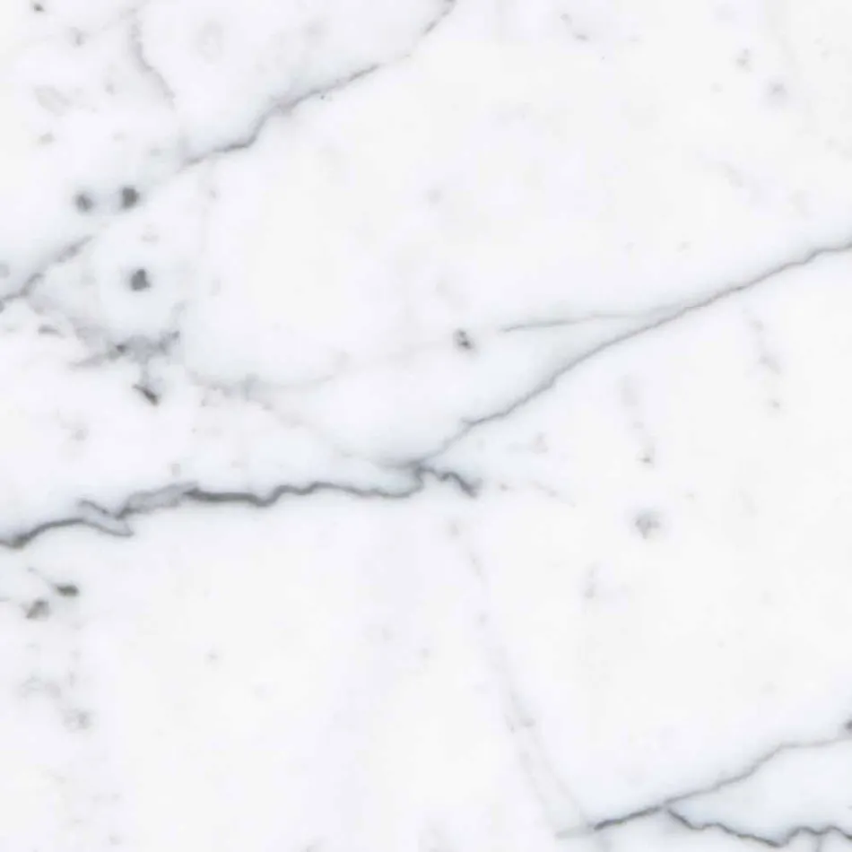 Due Sottobicchieri in Marmo Bianco e Grigio con Sughero Made in Italy - Jessa Viadurini